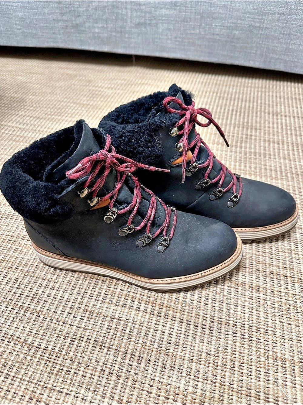 Samuel Hubbard W1430-328 Shearling-Lined Boots US 7.5
